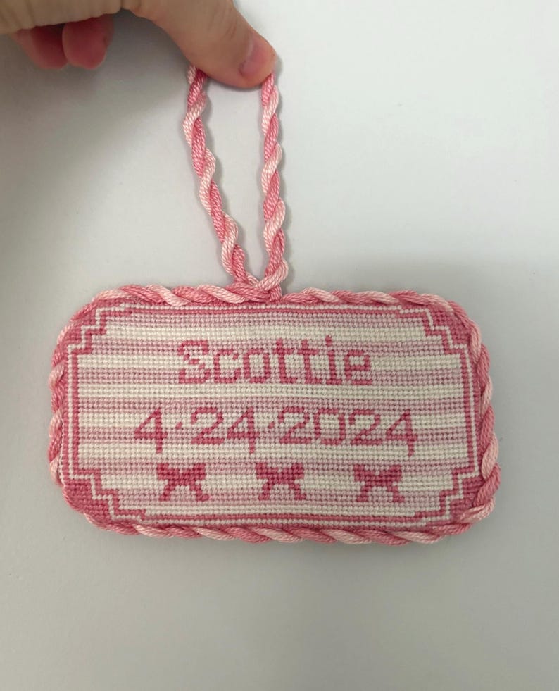 Baby's First Christmas Needlepoint Canvas image 2
