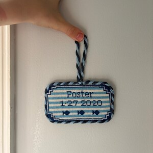 Baby's First Christmas Needlepoint Canvas image 4