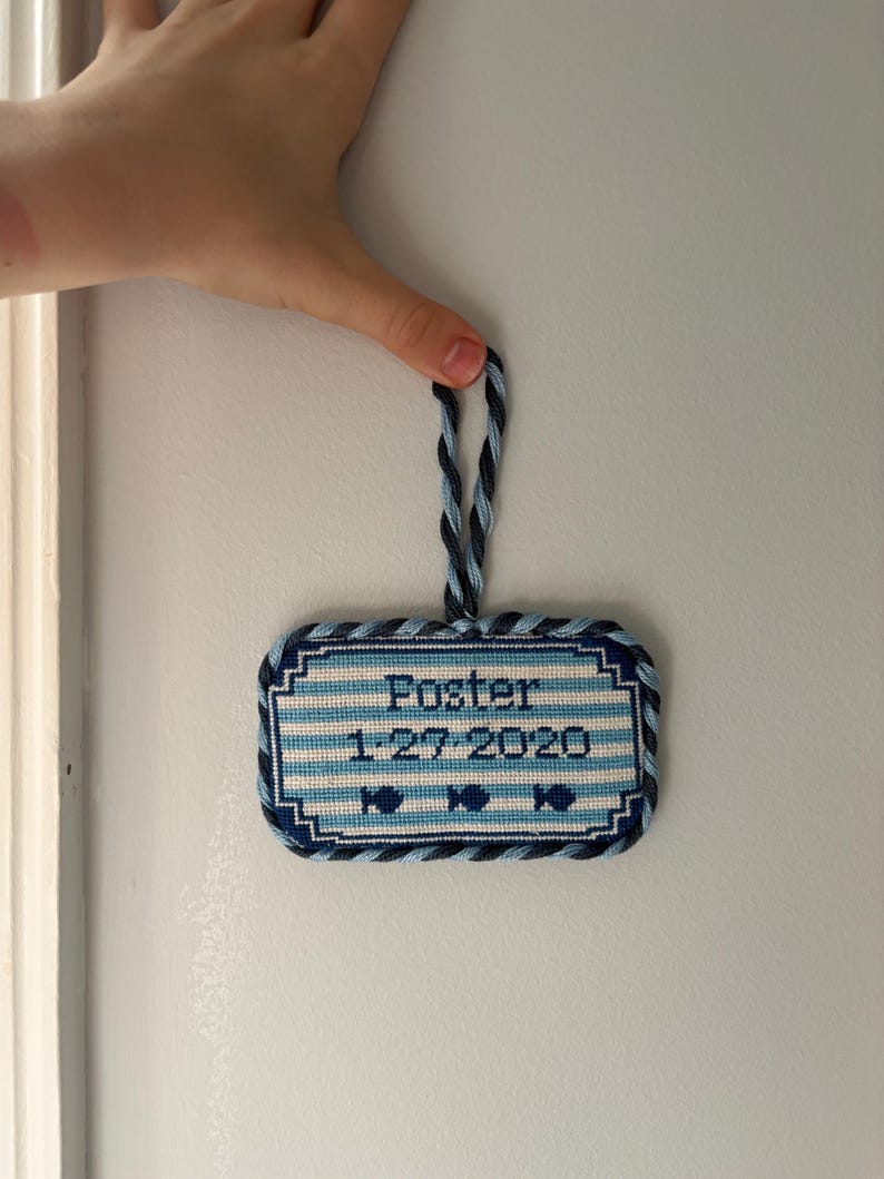 Baby's First Christmas Needlepoint Canvas image 4