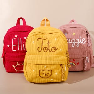 Personalized Preschool Backpack: Custom Name Toddler Bag for Boys & Girls - Cute School Gift