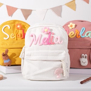 Personalized Mini Toddler Backpack: Custom Name Preschool Bag - Sweet First School Accessory