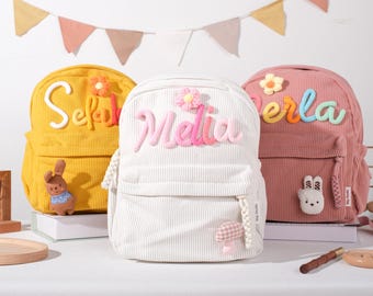 Personalized Mini Toddler Backpack: Custom Name Preschool Bag - Sweet First School Accessory