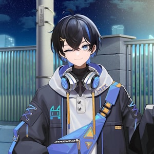 Premade Vtuber Model | Live2D model | ready to use | Male  Model | Fully Rigged | Anime Style | Full Body | Textures Included