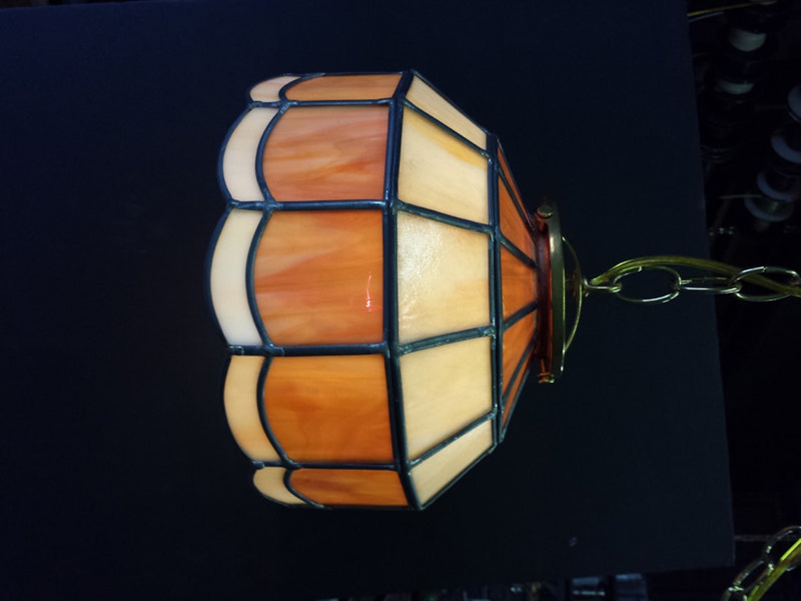 Sherlock Small Kitchen Lamp Small Tiffany Style hanging lamp Etsy