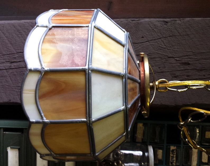 Sherlock Small Kitchen Lamp Small Tiffany Style hanging lamp Etsy