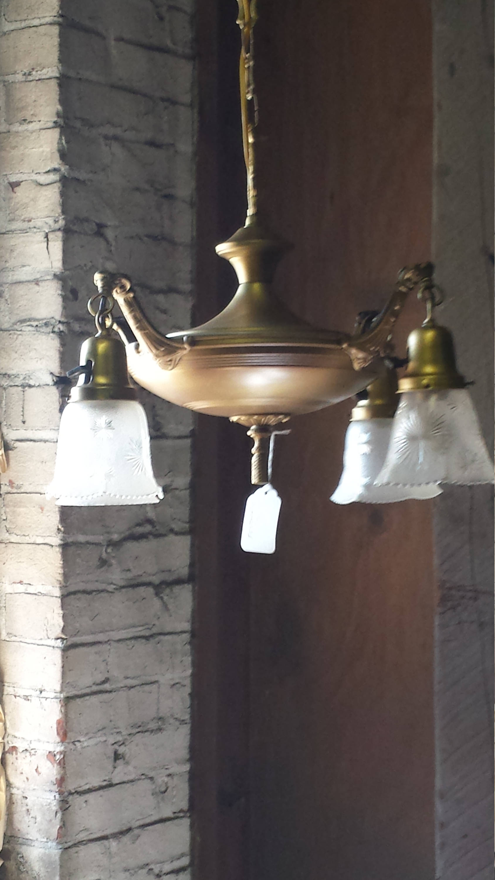 Vintage 4 arm Pan Light Vintage Lighting Antique Light Etsy