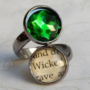 Wicked Ring, Wizard of Oz, Wicked Witch , Wizard of Oz Ring, Wizard of Oz Jewelry, Oz Ring, Oz Jewelry