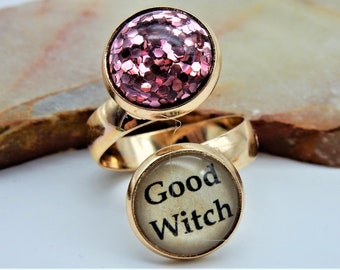Glinda Ring, Good Witch, Are You A Good Witch, Wizard of Oz Ring, Wizard of Oz Jewelry, Oz Jewelry