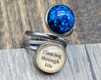 Wicked, Wicked Ring, Dancing, Through Life, Wicked Witch, Oz Ring, Oz Jewelry