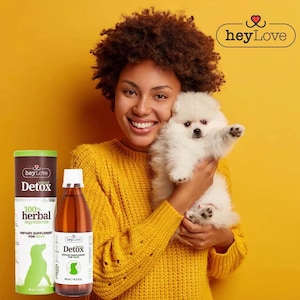 Natural Dog Detox Supplement – Herbal Formula for Liver Cleanse & Immunity | Dog Health Liquid | Fast Shipping | 480ml