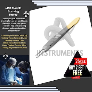 Castroviejo Forceps Narrow Pattern 10cm | Ophthalmic Micro Suture Tool | Stainless Steel Surgical Precision Instrument