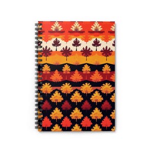 Autumn Leaves Spiral Notebook: Fall Journal for Creative Writing
