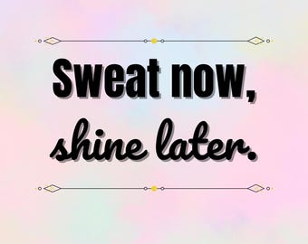 Motivational running posters - printable Wall Art for Gym & Home