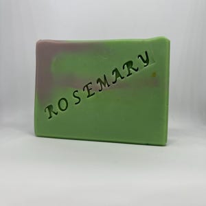 Rosemary Maserat Olive Oil | Handmade |Coconut  Oil | Cold Process Vegan Soap | Moisturizing Bar for Face & Body | Eco-Friendly