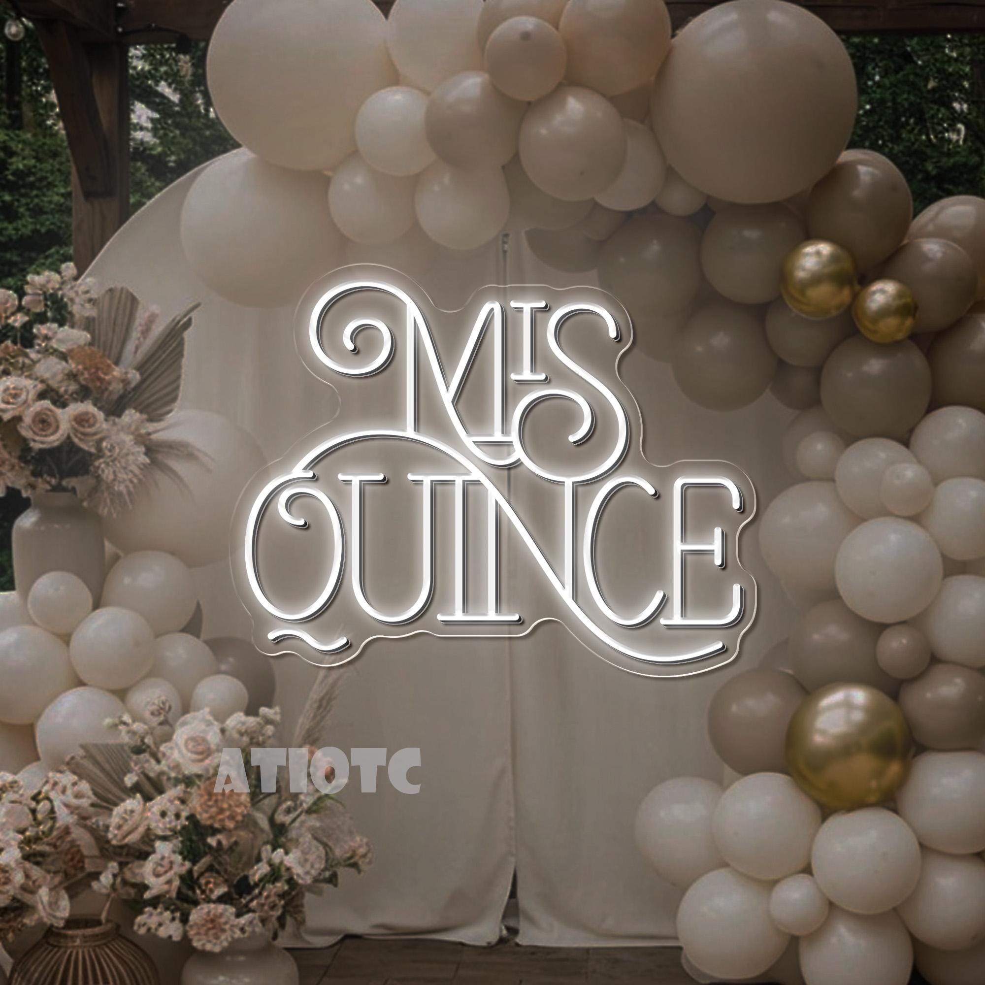 Mis Sign Mis Quince Neon Sign: Custom 15th Birthday Party Decor - Etsy