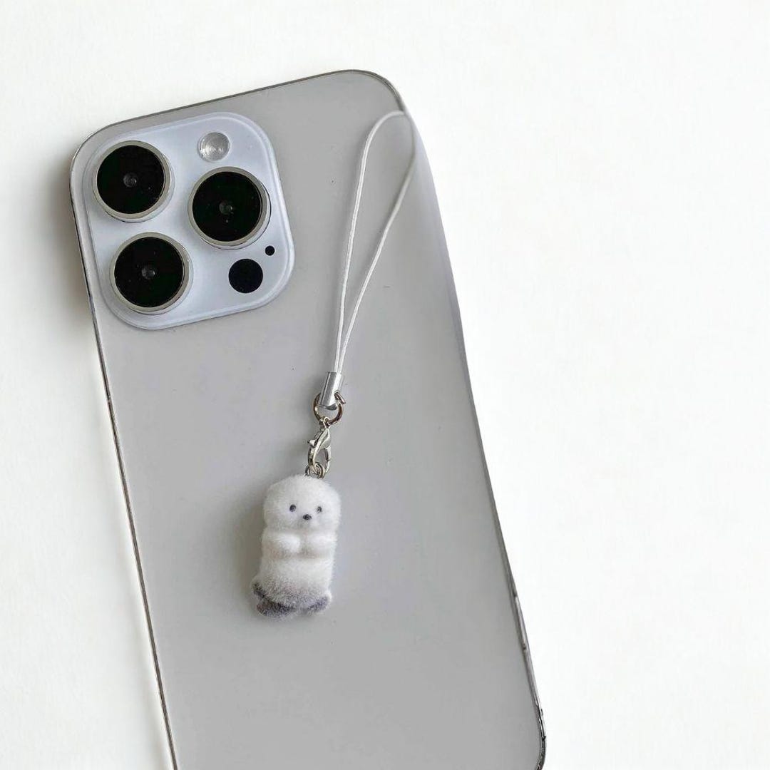 Kawaii Seal Phone Charm, Plush Keychain, Bag Charm, Phone Strap, Phone ...