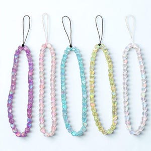 Heart Beaded Phone Charm, Phone Charm, Phone Strap, Phone Charm Strap, Keychain, Phone Wrist Strap, Phone Lanyard, Best Gift, Y2K, Kawaii