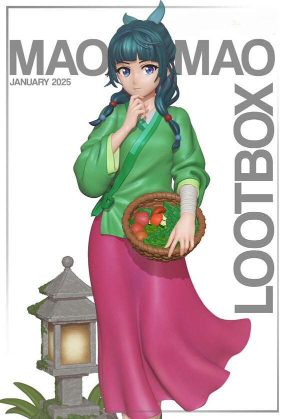 Maomao 3D Print STL: The Apothecary Diaries Anime Figure