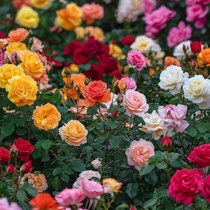 Mixed Rose Seeds: levendige tuinbloemen voor doe-het-zelfbruiloften