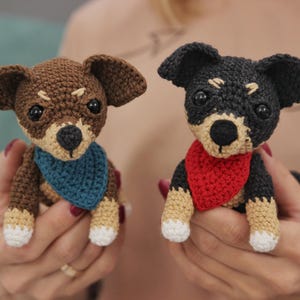Chihuahua Crochet dog Pattern - Digital Download - Amigurumi Puppy Pattern