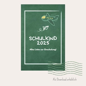 School enrollment card - card to print