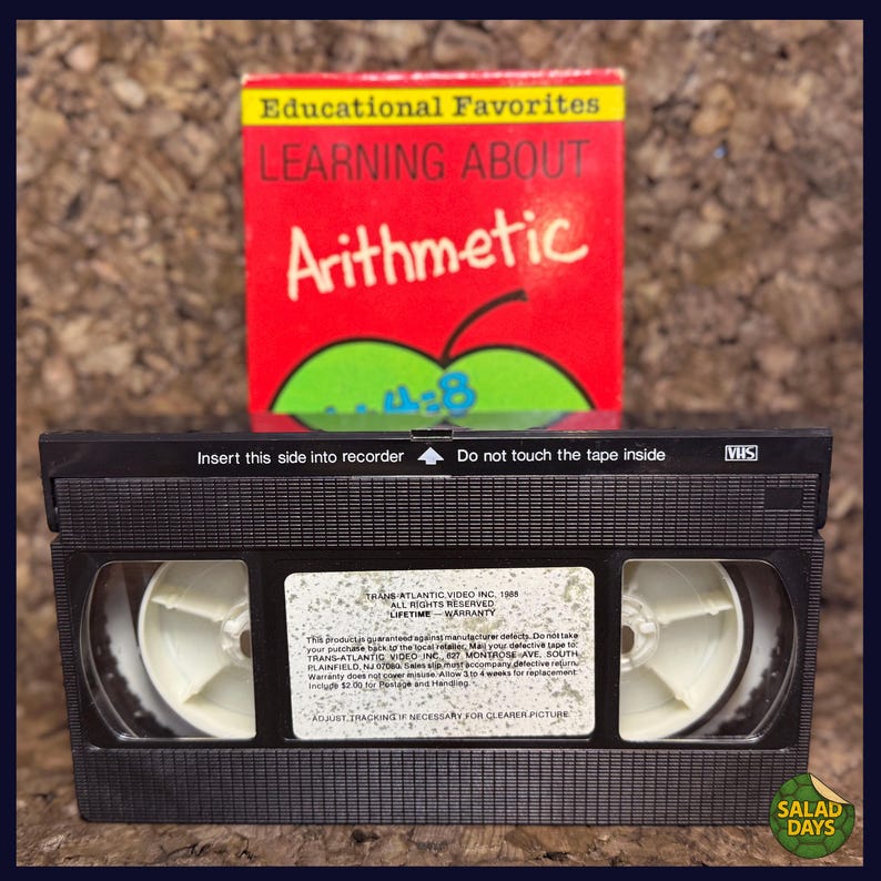 Learning About Arithmetic -VHS- - Etsy