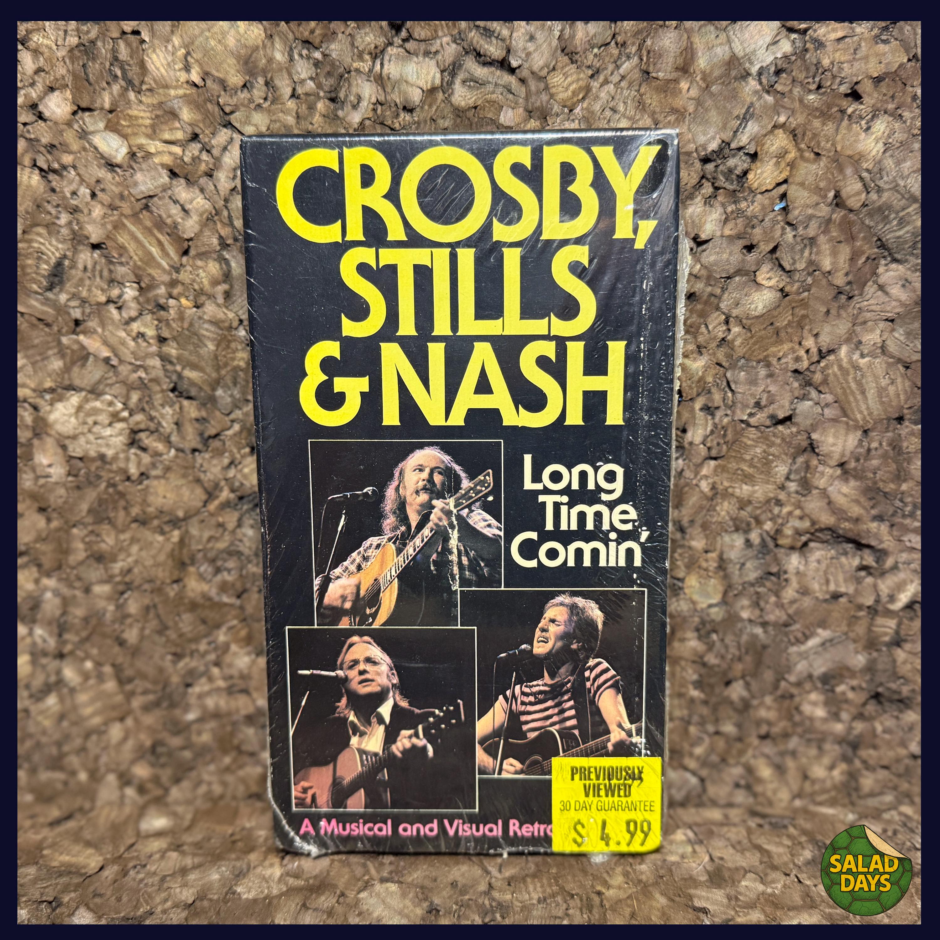 Crosby, Still & Nash -VHS- Long Time Comin