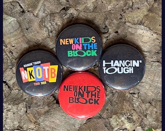 New Kids on the Block -Buttons/Bottle Openers- 4 Pack
