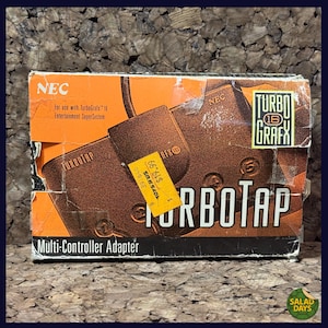 Caja adaptadora multicontrolador TurboTap -Turbo Grafx- y documentación