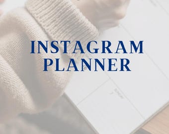 Instagram Planner, Canva Template, 60+ Page Strategy Guide, PLR, Instagram Organizer, MRR, Influencer Tool