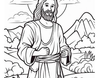 120 Bible Coloring Pages for Kids, Christian Printable Pages