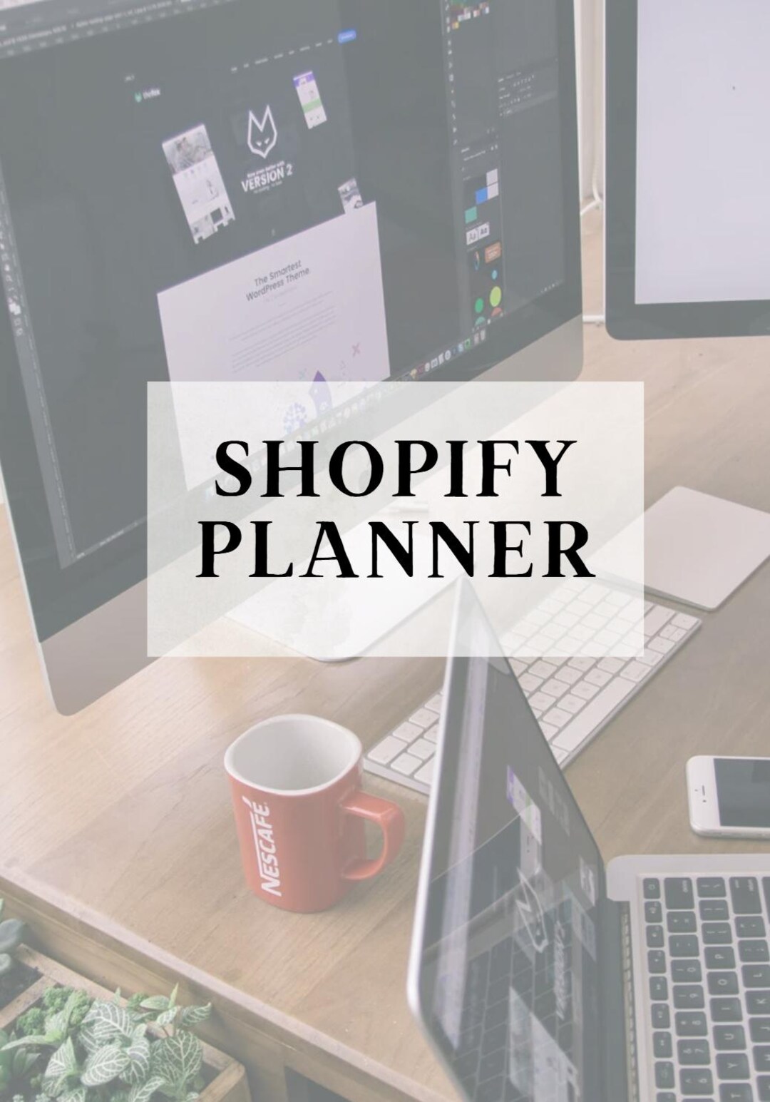 Shopify Store Planner, Canva Template, 70+ Page Business Tracker, PLR MRR, Shopify Launch Kit - Etsy