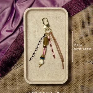 Luxe Tashanger met Cowboylaars, Ballonhondje of Zeester - Handgemaakte Bag Charm Kralen - Y2K Boho Sleutelhanger - Studio Tuttebello