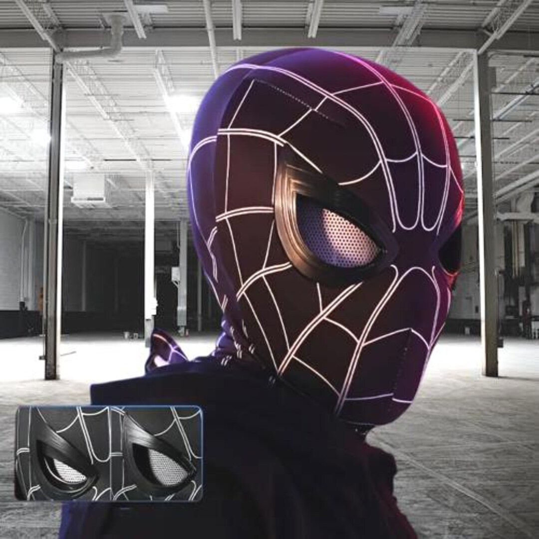 Spider-man Blinking Eye Mask - Etsy