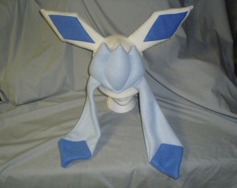 Shiny Glaceon Fleece Cosplay Hat