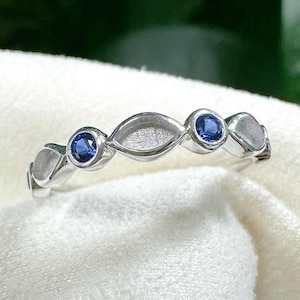 Impostazioni per anello in resina con pietra ricordo del latte materno di più colori, montatura impilabile in argento massiccio 925 con castone marquise da 2 x 4 mm e pietra portafortuna dell&#39;eternità