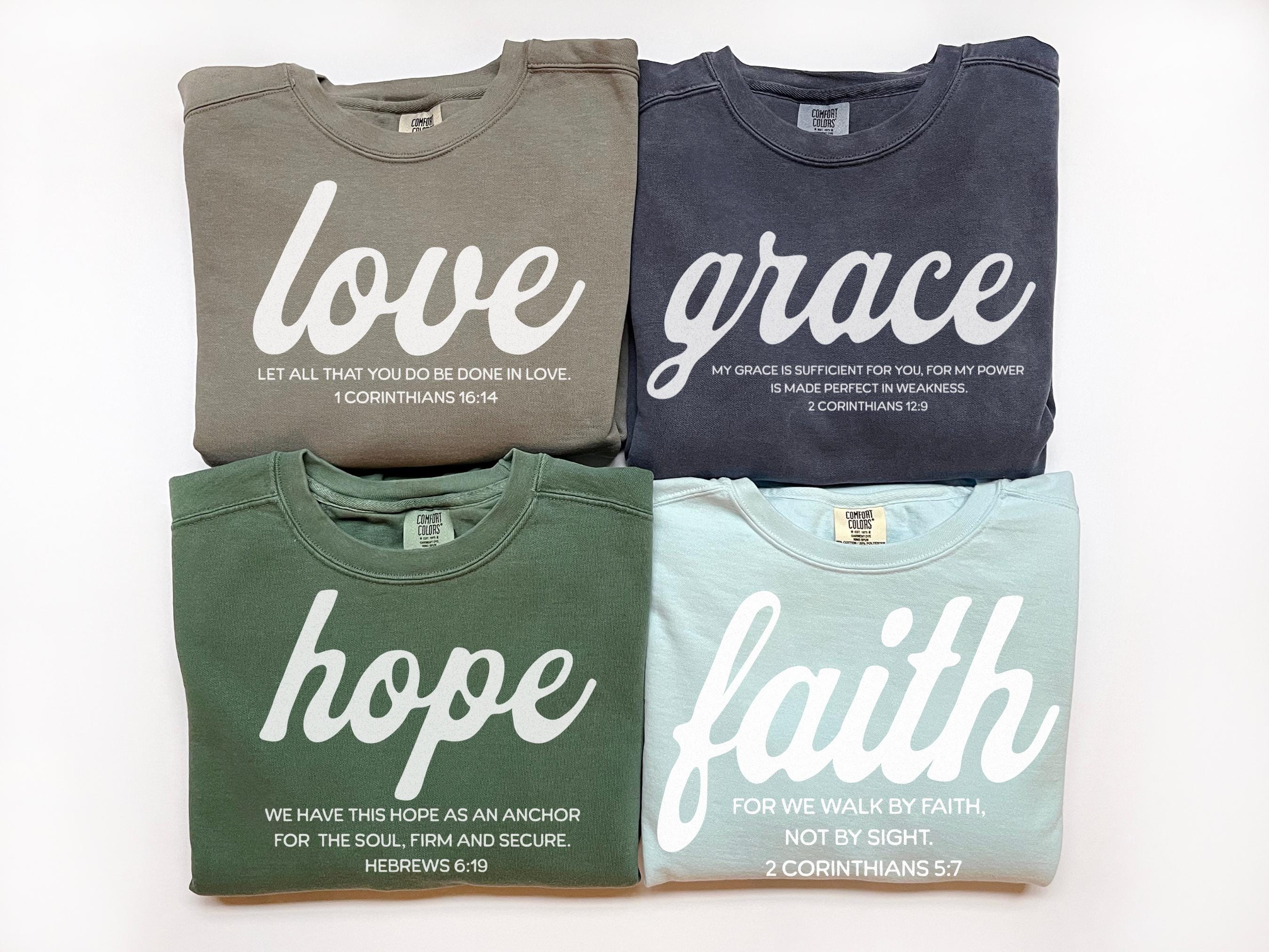 Christian Bible Verse Svg Png Bundle, Faith PNG, Grace PNG, Hope Png ...