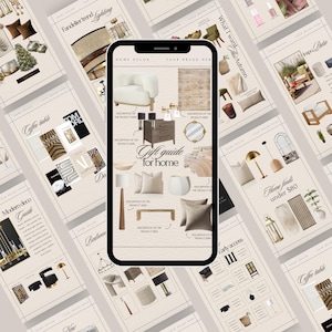 Plantilla Canva LTK para decoración del hogar en Instagram Story (34 unidades), plantilla Canva LTK, plantilla LTK para influencers de estilo de vida, plantilla de collage LTK, catálogo de productos LTK.