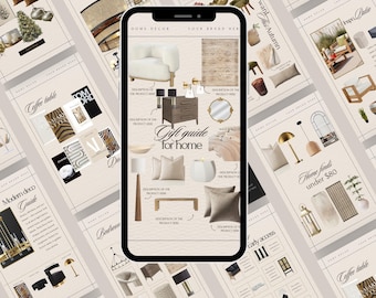 34 Canva LTK Instagram Story Home Decor Template, LTK Canva Template, LTK for lifestyle influencer, Ltk Collage Template Ltk Product Catalog