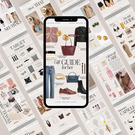 LTK Instagram Story Template, Editable Canva Ltk Instagram Template Social Media Influencer Fashion Blogger Collage Pinterest Template