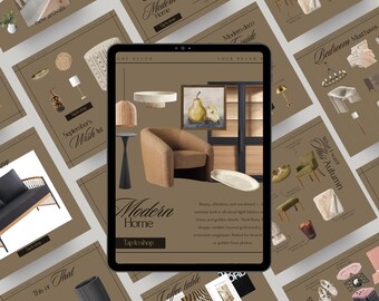 Home Decor Canva Templates: Instagram & LTK Interior Design Kit (Digital Download)