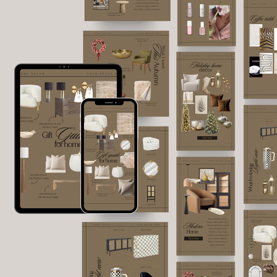 Fashion Influencer Canva Templates: LTK Collage & Instagram Story ...