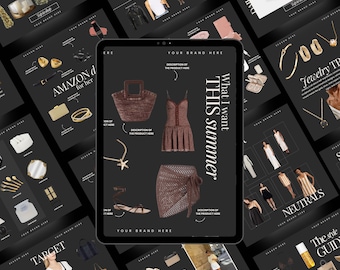 LTK Instagram Template, Editable Canva Ltk Instagram Template Social Media Influencer Fashion Blogger Collage Pinterest Ltk Collage Template