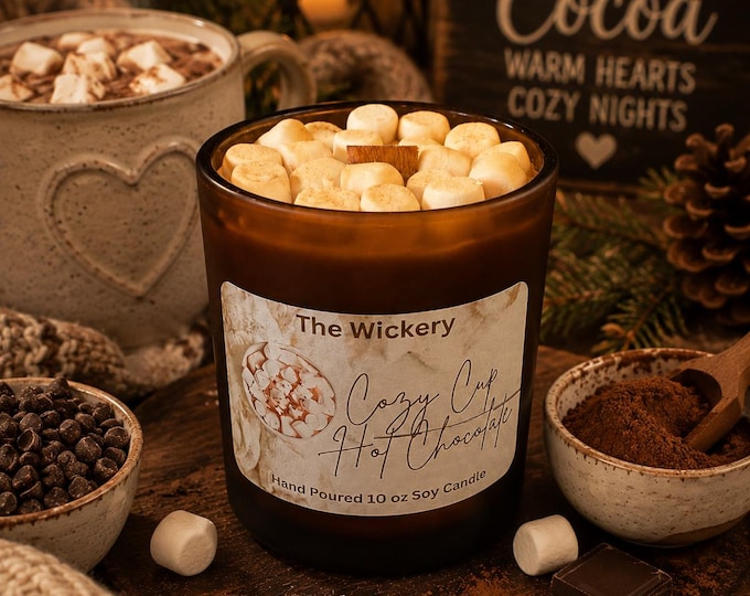 Hot Chocolate Candle – Cozy Cocoa Indulgence