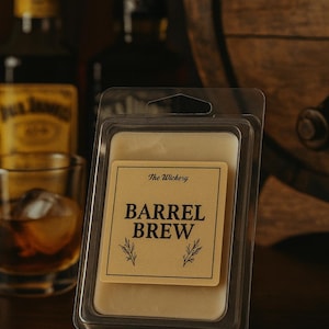 Barrel Brew Wax Melts Whiskey and  Coffee Scent  The Wickery