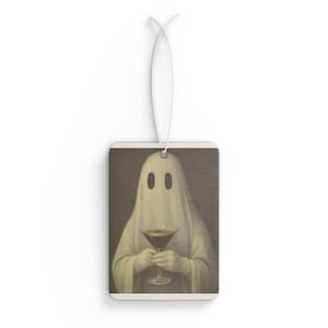 Ghostly Vibe Car Air Freshener, Fun Car Accessories, Halloween Decor, Gift for Friends, Fragrance for Road Trips