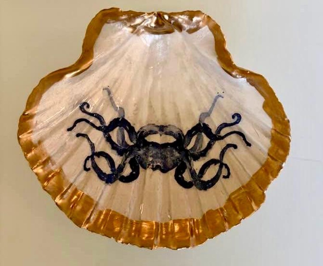 Clam Shell Ring Dish Coastal Ring Dish, Ring Dish, Bridal Shower Favors ...