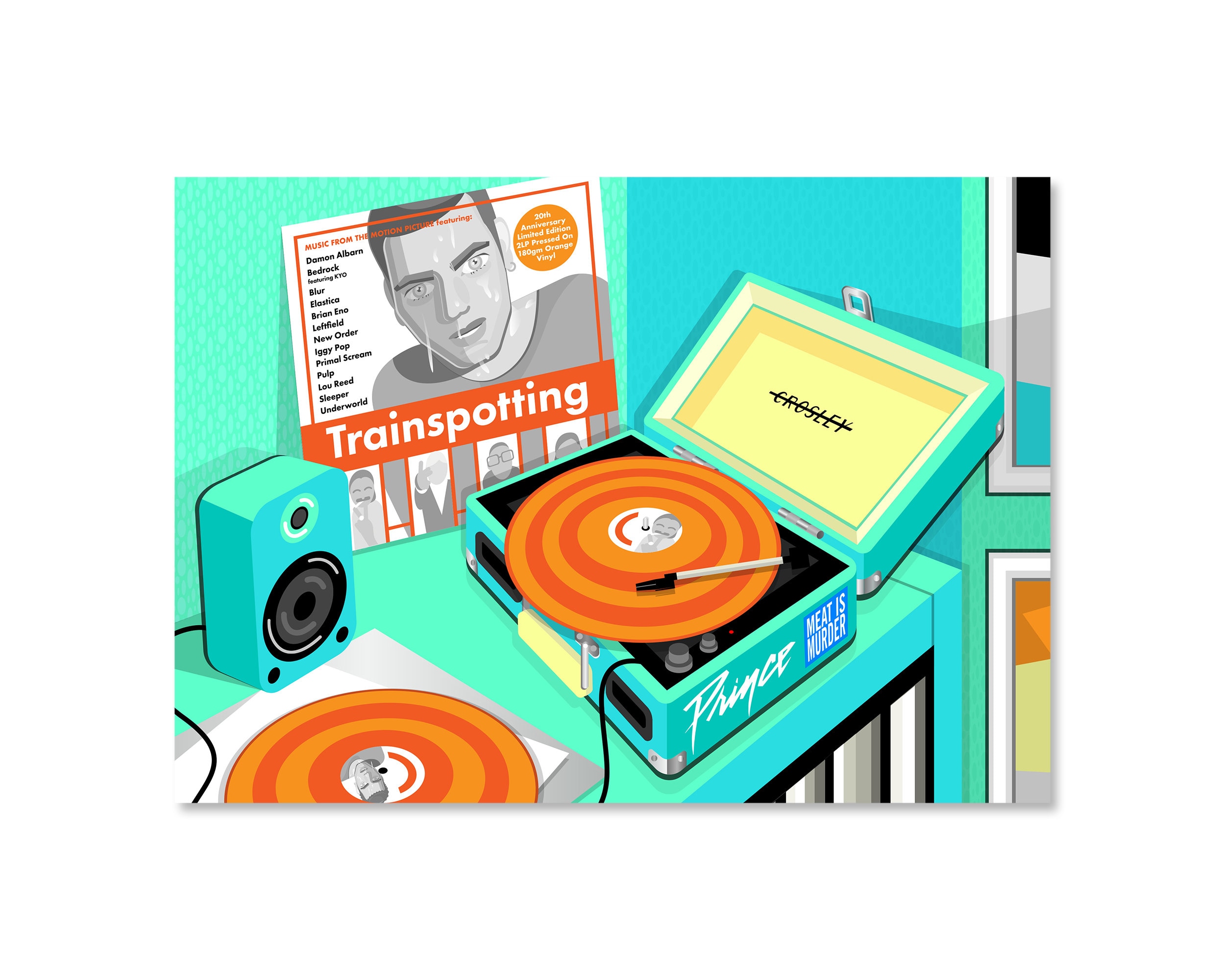 20th限定カラー レコード Trainspotting トレインスポッティング
