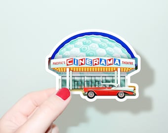 Cinerama Dome Sticker
