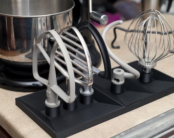 KitchenAid Stand Mixer Tray/Caddy Style Attachment Holder – Organized Baking & Storage